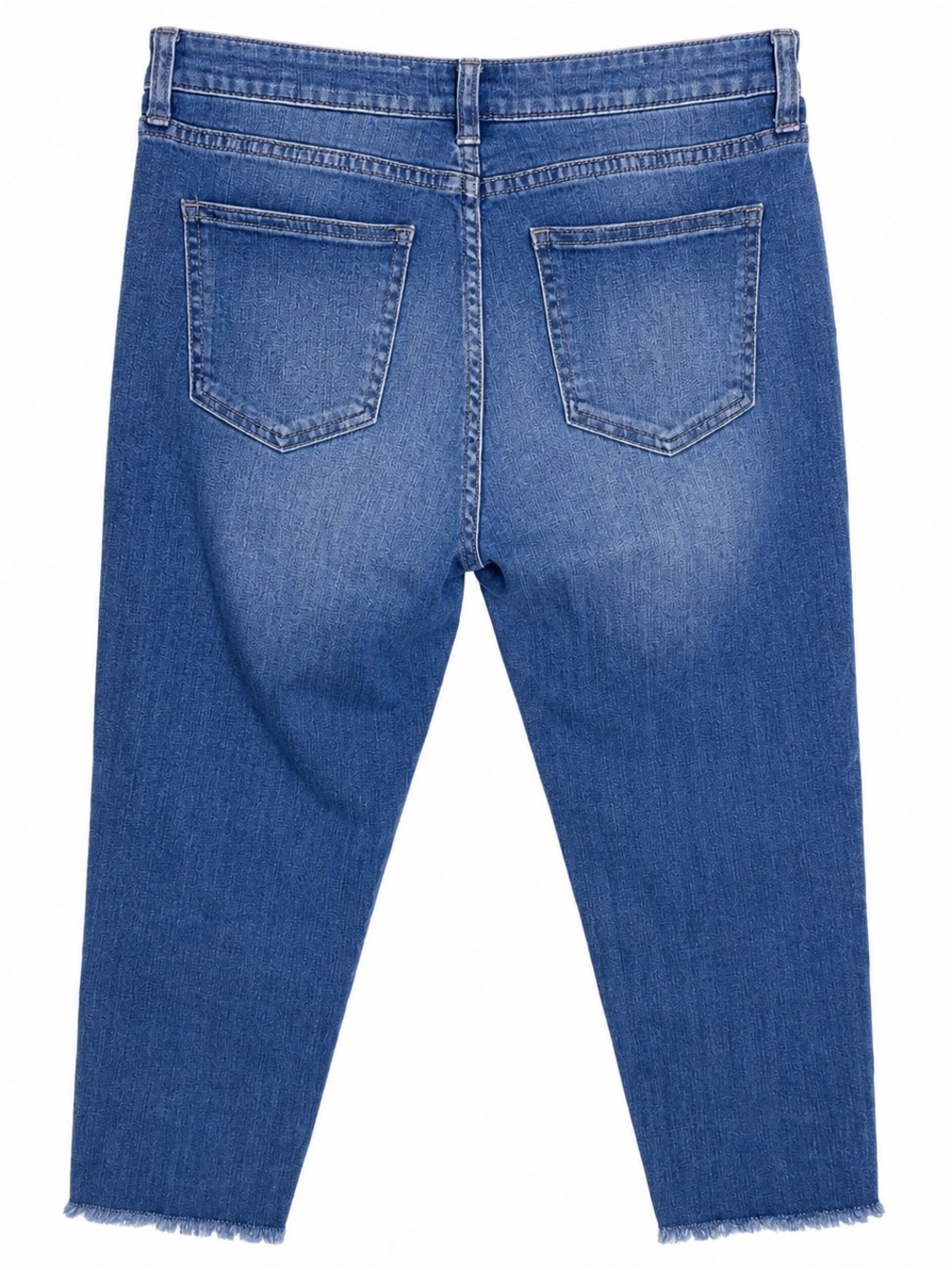 Pistola Jeans Womens 28 High Rise Raw Hem Skinny Crop Denim Blue - Picture 2 of 4